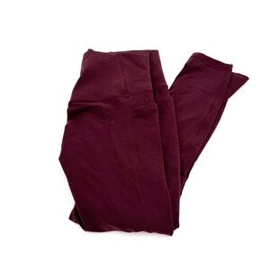 Athleta Burgundy Leggings